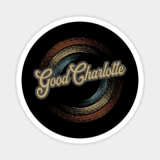 Good Charlotte Circular Fade Magnet